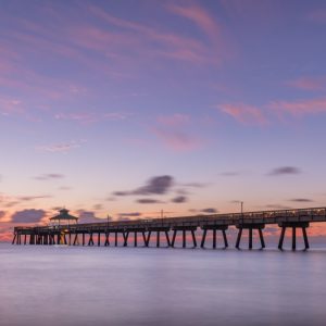 Sunrise Deerfield Beach Pier Photo