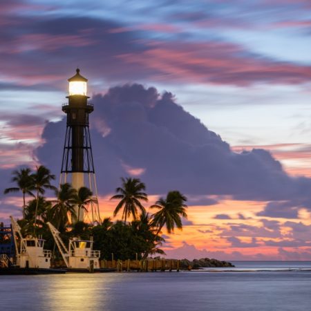 Florida Sunrise Lighthouse Photo