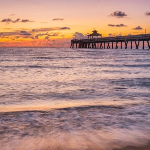 Pier Deerfield Beach Sunrise Photo